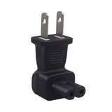 Maxbell US 2 Prong to C7 Adapter Converter Male Female Adapter for Notebook
