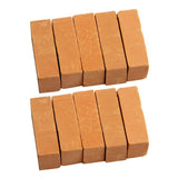 Max 10pcs Simulation Porcelain Brick Model Red for Architecture Building Decors