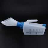 Max Elder Patient Female Urinal Bottle Pee Bottle Night Drainage Container Blue