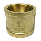 Max 1 Pc Double Female Brass Thread Straight Adapter Connector Pipe Fitting DN40