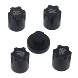 Maxbell 4Pieces RC Car Rim Center Cap for 1/10 Traxxas TRX4 90046 D90 Tamiya MST black