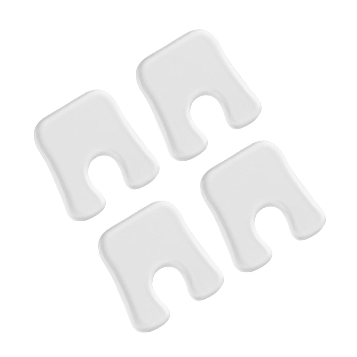 Maxbell 4x u shape Callus Pads Foot Callus Pads Waterproof for Rubbing On Shoes Clear