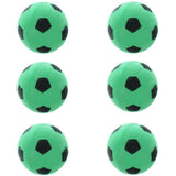 Maxbell 6 Pieces 2.4'' Mini EVA Football Sports Balls Kids Indoor Outdoor Toy Green