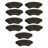 Maxbell 5 Pairs Heel Grips Pads Soft Sponge Foot Cushioning High Heel Inserts Black