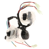 Maxbell 2Pcs 22mm Motorcycle Handlebar Switches Replaces 12V for LC135 Transparent