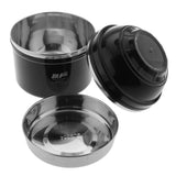 Max Stainless Steel Double Wall Thermal Bento Lunch Box Noodle Bowl 1200ML Black