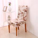 Max Maxb Dining Chair Cover Chair Protector Stretch Slipcover Home Decor-Brown Leaves