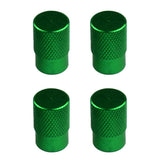 Max 4pcs Automatic Car Bicycle Wheel Tire Valve Stems Cap Dustproof Cover Green