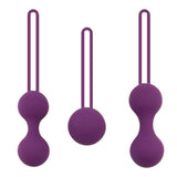 Maxbell Silicone Kegel Ben Wa Ball Muscle Pelvic Floor Trainer Vaginal Massager Purple