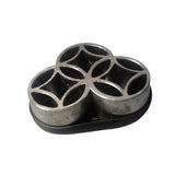 Max Japanese Ikebana Shippo Flower Arranging Frogs Flower Holder Planter 3 Rings