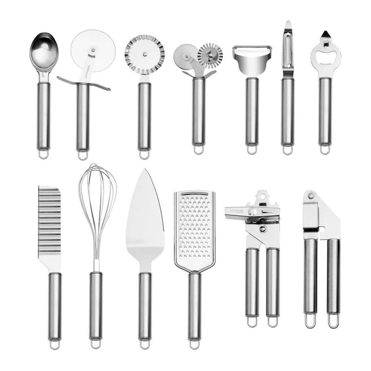 Maxbell 13Pcs Pizza Peel Set Pizza Cutter Pizza Spatula for Kitchen Slicer Home