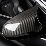 Maxbell 2x Carbon Fiber Rearview Mirror Covers Left Right for 2014-2018 BMW M3 M4