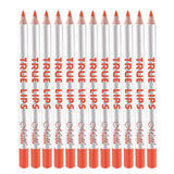 Max 12pcs Waterproof Matte Velvet Lip Liner Makeup Pencil Pen Lipliner Crayon 52#