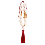 Maxbell Bodhi Lotus Car Pendant Car Interior Hanging Pendant for Car Decoration Dark Red