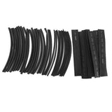 Maxbell 48PCS Assorted PVC Heat Shrinkable Tubing Wire Cable Sleeve 6 Sizes Black