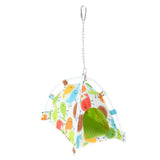 Max Bird Parrot Hammock Perch Tent Hanging Toy Bed Hut Hideaway Cave Cage Bunk S
