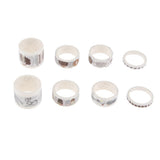 Maxbell Set of 8 Rolls Paper Tape selfadhesive paper stickers  high coffee