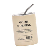 Maxbell Maxbell Portable Insulated Coffee Mug with Straw for Hot and Cold Drinks 350ml