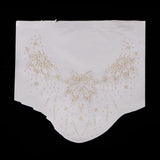 Max Neckline Trim Rhinestones Heat Transfer Iron on Motif Applique 2