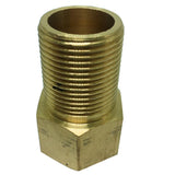 Max 1 Pc 3/4" Brass Male x Female Thread Straight Adapter Connector Fitting 50mm