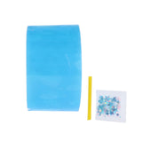 Maxbell Double Sided Tape Reusable Bubble Balloons Blowing Tape for Pinch Toy Making Blue 100cmx5cm