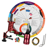 Maxbell Rotary Tattoo Motor Machine Color Wheel Mixing Guide Tattoo Tool Set Red