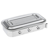 Maxbell Steel Instrument Storage Hole Box with Lid Tools Surgical Medical Veterinary #A