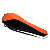 Max Waterproof Oxford Squash Racquet Cover Bag with Adjustable Strap Orange