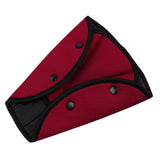 Maxbell Car Child Seatbelt Adjusters for Shoulder Neck for Adult Child Protector Pad Red