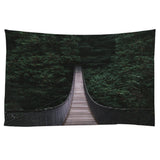 Max Forest Bridge Wall Tapestry Hang Wall Blanke Printing Decor 200x150cm