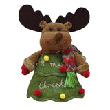 Maxbell Cute Fabric Gift Bags Accessory Christmas Tree Decorations for Table Tree C