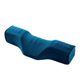 Maxbell Neck Pillow Ergonomic Comfortable Massaging Portable for Home Waist Bedroom Peacock Blue