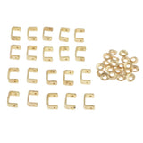 Maxbell 20pcs Trombone Water Key Valve Accessories Drain Valves Mount Base