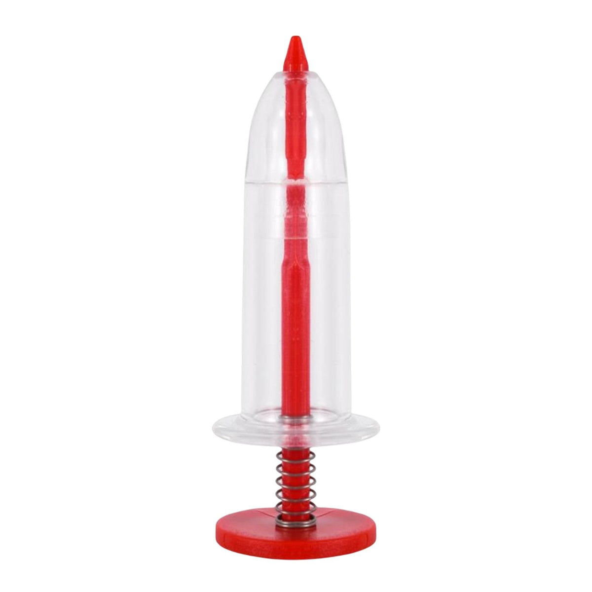 Maxbell Sower Garden Planter Starter Manual Planter Handheld Manual Seeder Dispenser Red
