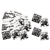 Maxbell 100x Cookie Bags Self Sealing cookie Bags Candy Bags for Candies Cards Style C