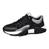 Maxbell Men's Walking Shoes Non Slip Breathable for Hiking Short Trips Outdoor Black 39