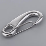 Maxbell Scuba Diving Stainless Steel Egg Quick Link Carabiner Snap Hooks Clip 70mm