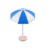 Max DIY Handcrafted Dollhouse Beach Miniature Umbrella Sunshade Models Blue+S