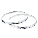 Max 1 Pair Iron  Tom Drum Hoop Ring Rim 14inch 6 Holes