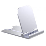 Maxbell Cell Phone Stand Adjustable Metal Desktop Cell Phone Holder Desk Accessories Argent