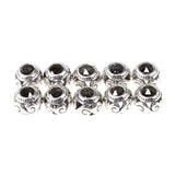 Maxbell 10pcs Retro Hair Decorations Jewelry Hair Extension Dreadlocks Beads Ringd HLK06