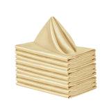Maxbell 10x Weddings Party Napkins Portable Elegant for Events Banquets Weddings Aureate