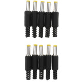 Maxbell 10Piece DC Power Male Plug Welding Adapter Connector 5.5x2.1mm
