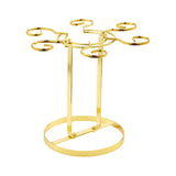 Maxbell 1 Pack Cup Drying Rack 6 Hook Glasses Holder Stainless Steel for Home Bar