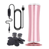 Maxbell Electric Foot Callus Remover Portable Kit Dead Skin Removal Massager Pink
