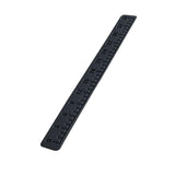 Maxbell 39" Fish Ruler for Boat Accurate 6mm Thickness High Density for Sailboats dark gray black