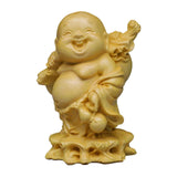 Maxbell Chinese Maitreya Buddha Statue Collectible for Garden Festival Desktop