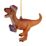 Maxbell Christmas Dinosaur Pendant Ornaments Hanging for Wall Party Decoration style C