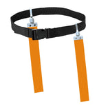 Maxbell Football Waist Belt Ribbon Adjustable for Outdoor Accessories Equipment orange