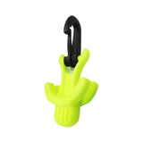 Maxbell dive Mouthpiece Holder Portable BCD Hanger Accessories for Mouthpiece Yellow